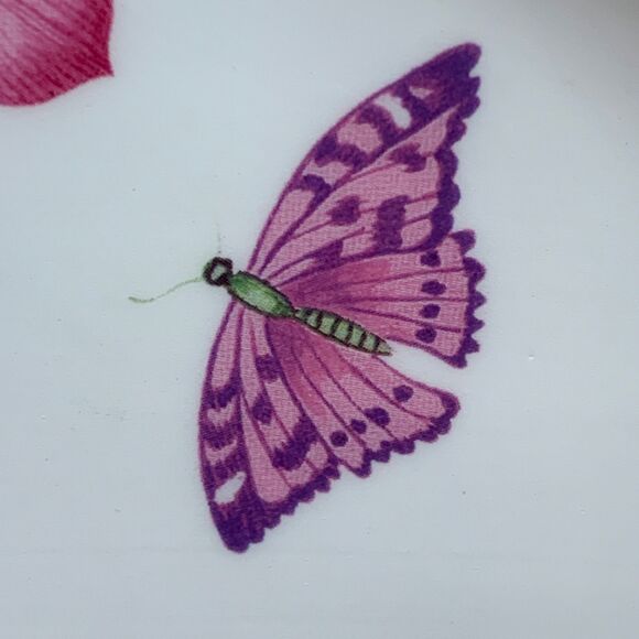 Lynn Chase Fantasia Orchids Platter 6.5 X 10" Vanity Bathroom Tray Trinket Dish - Picture 8 of 16